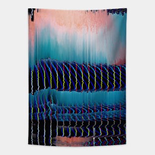 Surf Glitch #2 - Contemporary Exclusive Modern Design Tapestry