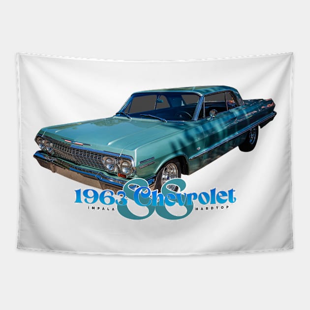 1963 Chevrolet Impala SS Hardtop Coupe Tapestry by Gestalt Imagery