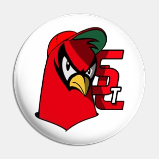 Cardinal Baseball Pin