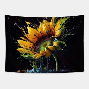 Sunflower Art Designs Tapestry