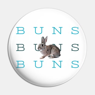 Buns Buns Buns Pin