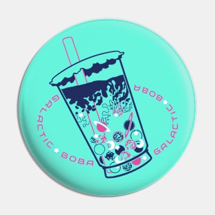 Galactic Boba (version navy pink white) Pin