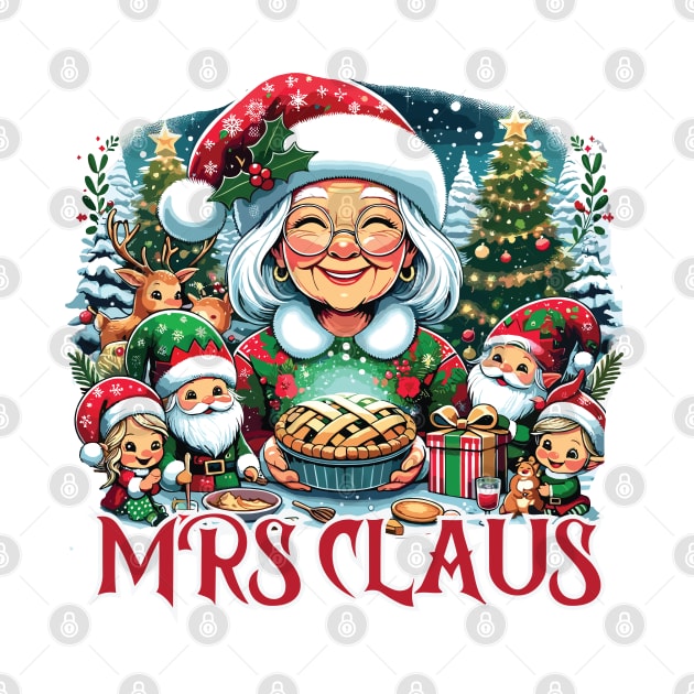 Mrs Claus - Mrs Santa Claus Christmas Gift for Nana by TheWorldOfRush