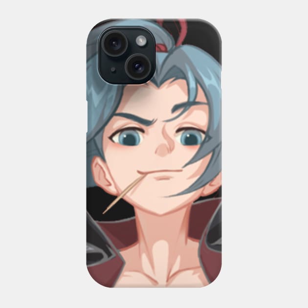 SAMUARI GIRL Phone Case by Ginta Art Abstract 