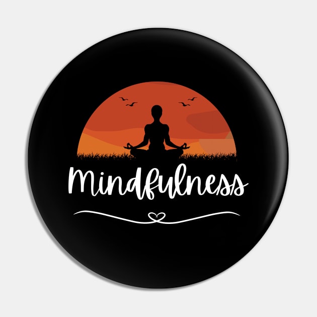 Mindfulness Pin by mikapodstore