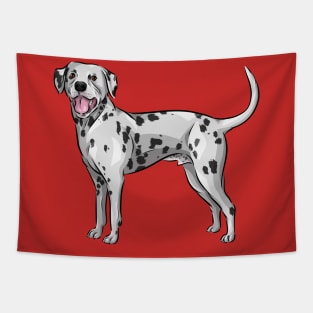 Cute Dalmatian Dog Tapestry