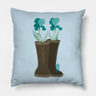 Iris Rain Boots Pillow