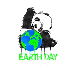 Earth day panda T-Shirt