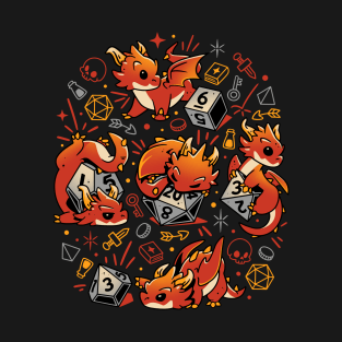 Tiny Dragon Dice T-Shirt