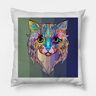 Animal Faces 080 (Style:10) Pillow