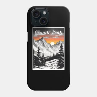 Granite Peak wisconsin usa ski Phone Case