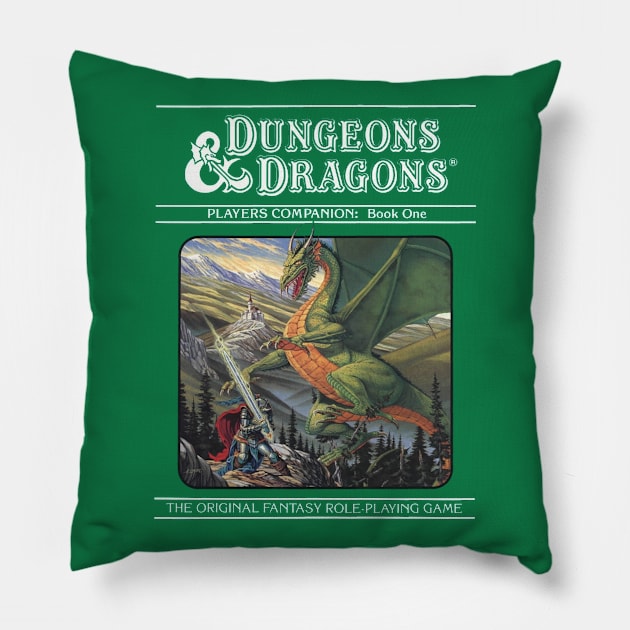 Dungeons and Dragons Companion Set Pillow by The Basement Podcast