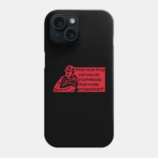 anthony quotes retro red color design Phone Case