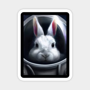 Rabbit in Space Magnet