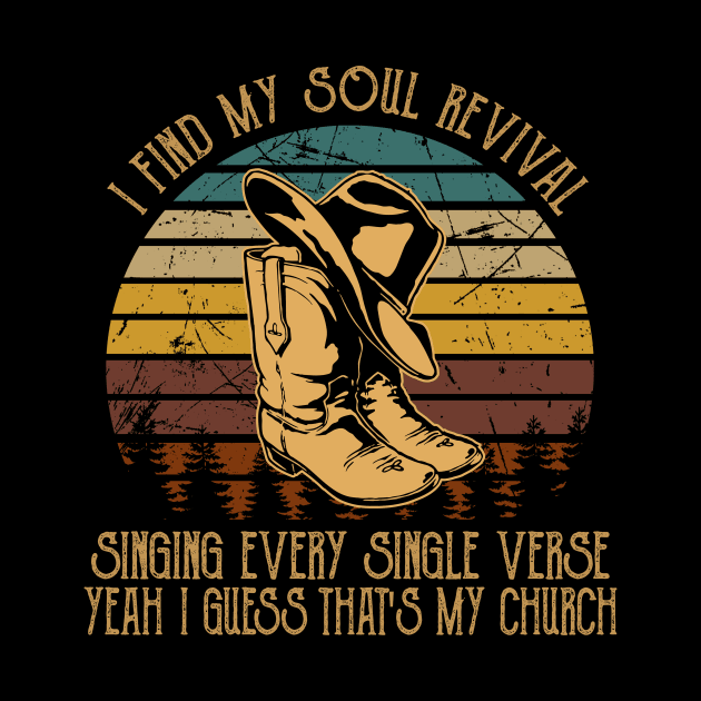 I Find My Soul Revival. Singing Every Single Verse Retro Cowboy Boots by Terrence Torphy