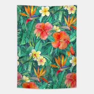 Classic Tropical Garden Tapestry