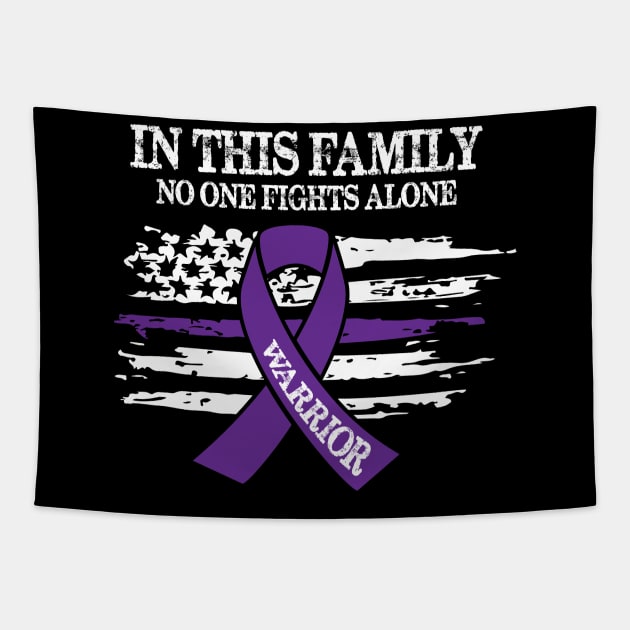 Pancreatic Cancer Gifts Pancreatic Cancer Awareness Tshirts Tapestry by danieldamssm