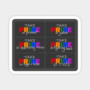 Take Pride in Resistance - June 2020 Pride Magnet