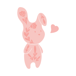 Pink rabbit T-Shirt