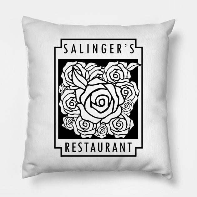 Party of Five Salinger's Restaurant Pillow by shanestillz