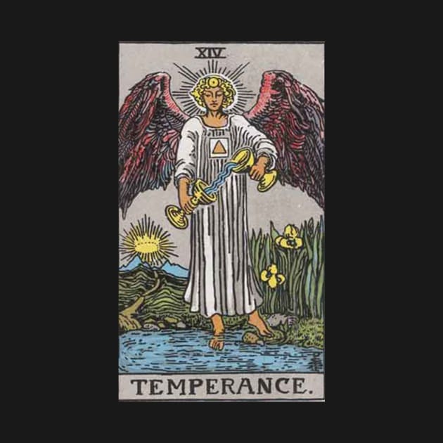 Tarot Deck - Major Arcana - XIV - Temperance by sezinun