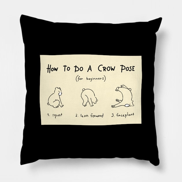 How To Do A Crow Pose Pillow by charterdisco