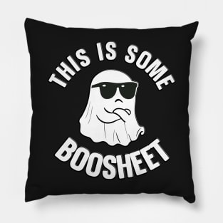 This Is Some Boo Sheet Ghost scary trick or treat outfit tee Pillow