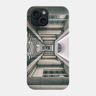 Perspective Hallway Pillar Corridor Phone Case