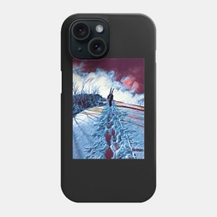 The Hike Out, Mt Hotham Phone Case