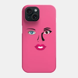 A woman's face. Phone Case