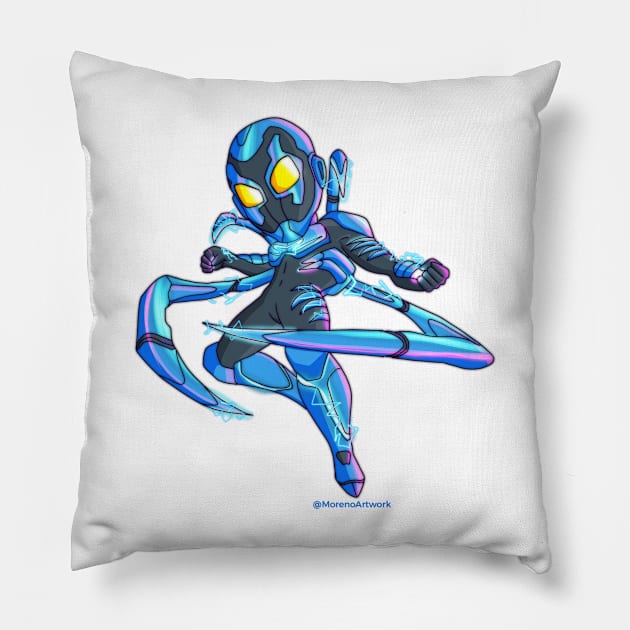 Our Beetle Hero Pillow by MorenoArtwork