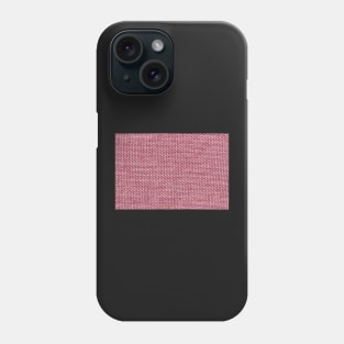 Pink fabric texture Phone Case