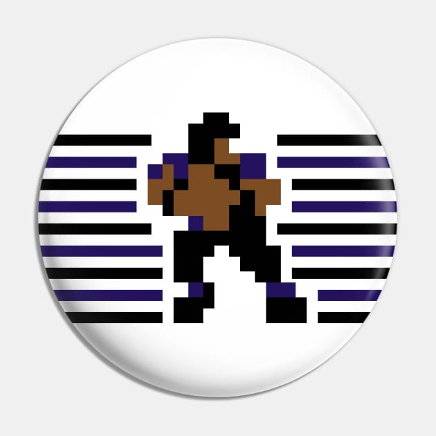 Tecmo QB Stripes - Baltimore Pin by The Pixel League