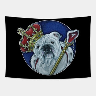 King Bulldog Tapestry