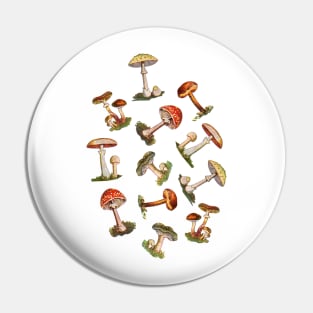 Mushroom Parade Pin