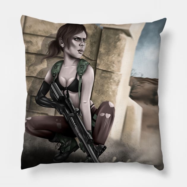 Quiet Pillow by torirosenbaum