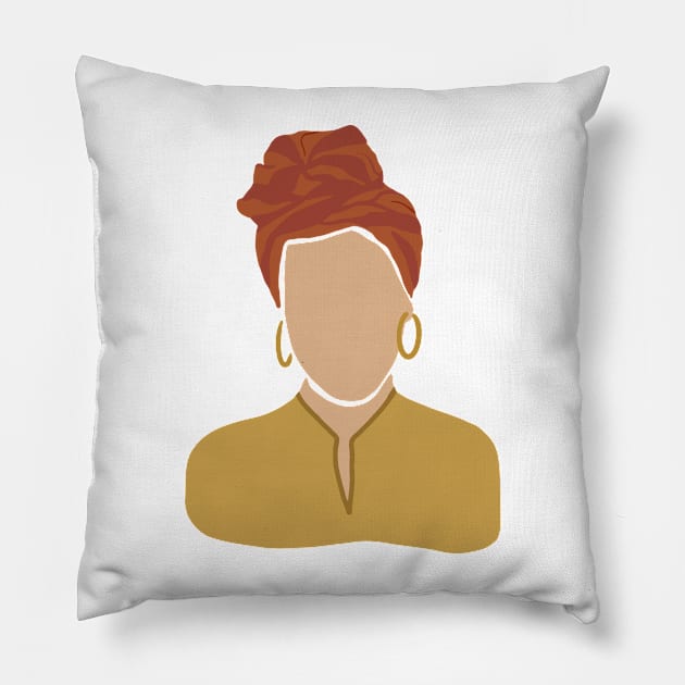 Abstract Woman 3 Pillow by StylishTayla