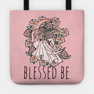 Blessed Be Moon Goddess Tote