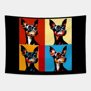 Miniature Pinscher Pop Art - Dog Lovers Tapestry