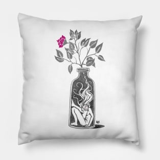 fairy in the bottle 2 Pillow