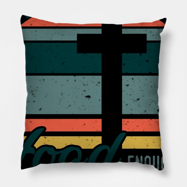 Holy Enough To Pray For You Hood Enough To Swing On You Pillow by EduardjoxgJoxgkozlov