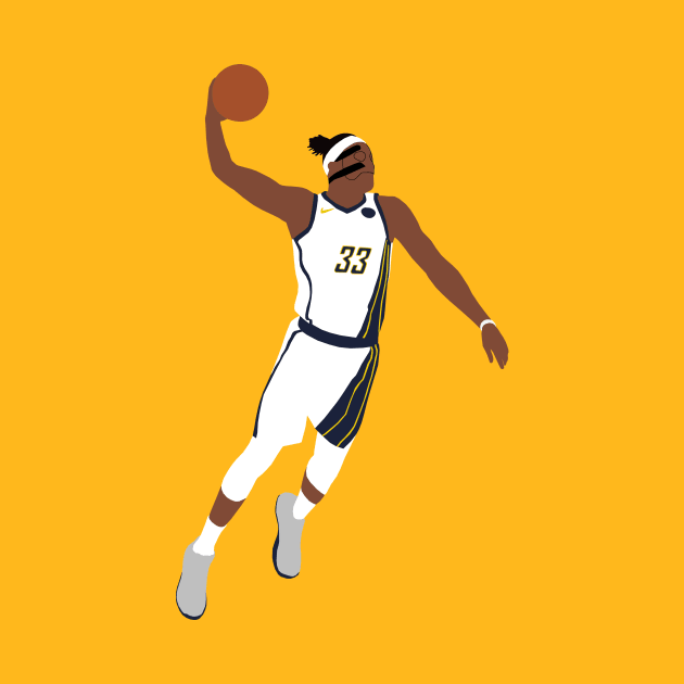 Myles Turner Masked Dunk by xRatTrapTeesx