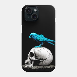 The Blue Bird Social Media is Dead to Me, No. 4 on a Dark Background Phone Case