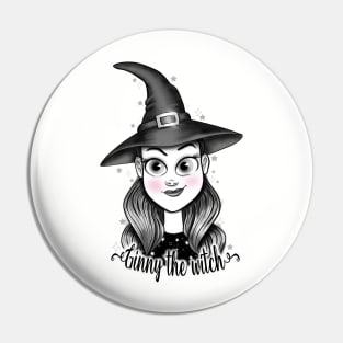 Ginny the witch Pin