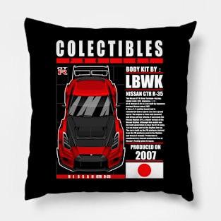 JDM LBWK NISSAN GTR R-35 RED Pillow