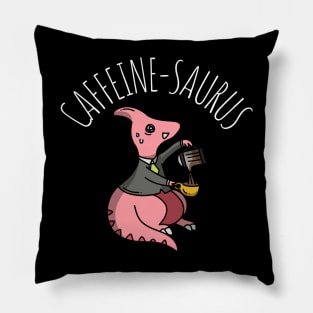 caffeine-saurus Pillow