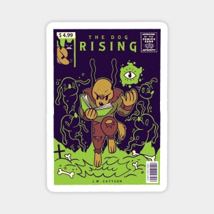 Comic Book Front Page The dog rising Magnet