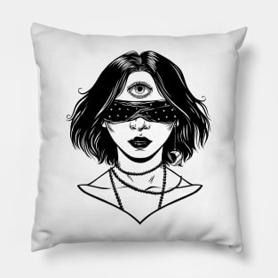 Clairvoyant. Witch. Fortune Teller Pillow