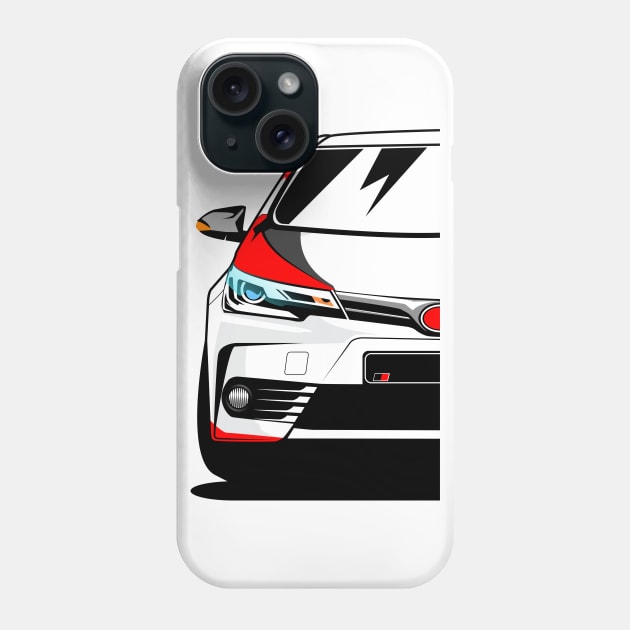 Corolla Altis GR Gazoo Racing Phone Case by gaplexio