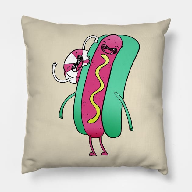 Taste Buds Pillow by melonolson